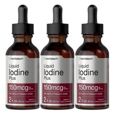 호바흐 액상 아이오딘, 3개, 59ml