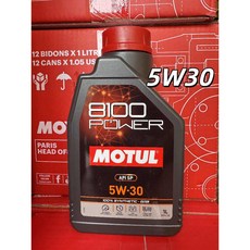 MOTUL 魔特 8100 POWER 全合成機油 5W40 1L 總代理公司貨, 1個, 5W30 1L