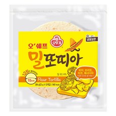 오뚜기 오쉐프 밀또띠아 6호 15cm (12장) 264G, 1개