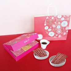 維格餅家 豬豬牛好運禮盒 年節禮盒, 1個, 豬肉乾3盒