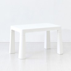 마켓비 요이테 높이조절 어린이테이블, 화이트