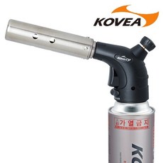 2025년 신상품 코베아 마스터블랙 가스토치 액화방지 순간점화 캠핑토치 KT-2025, 1개, 블랙