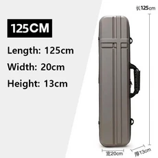 70cm 100cm 하드 쉘 낚싯대 가방 보관 케이스 휴대용 바다 낚시 장비, 03 125 CM