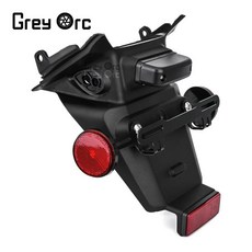 오토바이 머드 가드 슈퍼 리어 펜더 커버 라이센스 플레이트 브래킷, 기본, 1개, 8. Mudguard