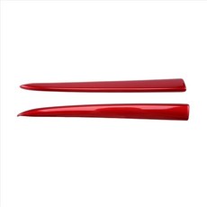 Mazda 2 Demio 2015-2017 DJ DL Mazda2 해치백 세단 스타일링 용 자동차 전면 그릴 그릴 커버 트림 몰딩, 빨간색