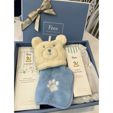 Fees法緻 新生兒禮盒 (附禮袋) 柔軟親膚 安全無毒 側開設計 精美禮盒