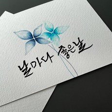 띤또레또 300g 4x6 캘리그라피 무지엽서 50매