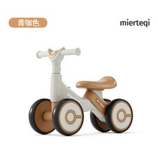 스쿠터 아이들 어린이 유아 슬라이드 전복 방지 유모차 4륜 밸런스 바이크, 커피 도넛 (음악/조명X)