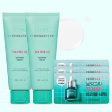 브링그린 티트리 시카 수딩 크림 플러스 100ml, 2개