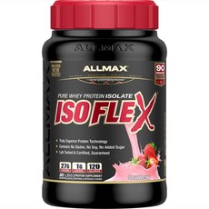 Allmax Isoflex 純乳清分離蛋白, 草莓, 907克