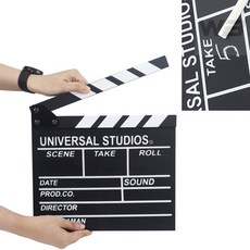 와볼샵 무비 클래퍼보드 영화 슬레이트 분필메모판 클랩스틱 웨딩촬영