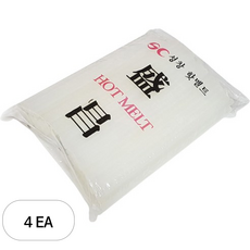 글루스틱 글루건심 소 1kg, 4개