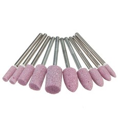 10PCS 1/8인치 빨간색 연마 연마 장착 스톤 로터리 툴 연삭 휠 새것, 01 Other