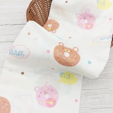 30x90cm 超細纖維吸水速乾 輕巧便攜健身毛巾, 1個, 甜甜圈, 甜甜圈