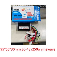 36V 48V電動車控制器，適用於小折疊車、電動自行車，250W電機控制器，提升騎行體驗, 1個, 36-48v 250w正弦波(小折用)