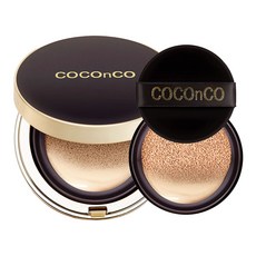 [쿠팡특가] 코코앤코 래디언스 에센스 비비쿠션+리필 모공커버 윤광피부 미백 주름개선 자외선차단 승무원쿠션, 본품+리필, 15g, 1개