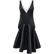 JW앤더슨 드레이프 헴 V넥 드레스