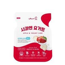 【韓國Naeiae】幼兒優格球 16g 草莓 蘋果 水梨 優格點心 寶寶零食, 1個, 蘋果｜16g