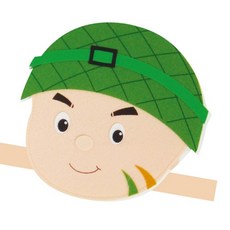 역할놀이머리띠 직업 군인 1개입 구연동화 초등학교 선생님