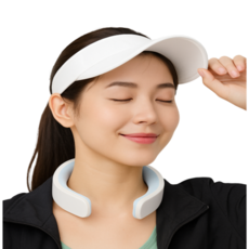 아이스 넥쿨러 넥밴드 목걸이 목토시 쿨스카프 얼음, 화이트 1개 (급속 냉감), 1개