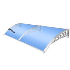 투명 렉산 지붕 발코니 캐노피 차양막 방수 가정용 레인 커버, 1. 연장 60X180 고강도 플라스틱 3개