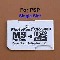 SDHC TF to MS 메모리 스틱 프로 듀오 마이크로 SD 카드 리더 PSP SD2VITA 플러스 TF 메모리 카드 어댑터, 05 For PSP White