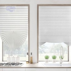 굳초이스 부착형 셀프 암막 블라인드 화이트 90x150cm