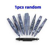 모형배 군함 건물 모델 세트 조립 선박 모델 크루즈 프리깃 잠수함 군함 소년 군사 장난감 선물 8 개, 02 1pcs random