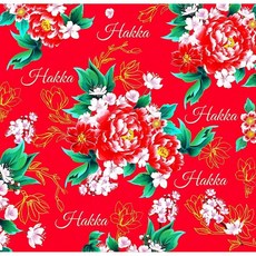 蝶谷巴特餐巾紙/藝術紙 紅色花布, 1個, 22.5x22.5