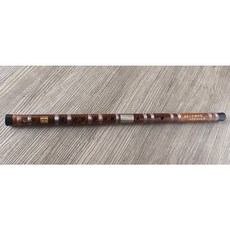 雅典樂器世界 極品台灣名師黃朝慶手工G調D調套笛組，精選豹斑竹，專業演奏級中國梆笛, 1個