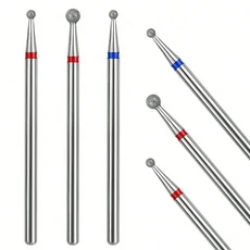 3개/가방 다이아몬드 네일 드릴 비트 세트 매니큐어 용 전기 밀링 커터 로터리 버 큐티클 클린 액세서리, 07 5