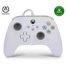 PowerA XBSX/ONE/SeriesX 有線控制器, 白色, 1個