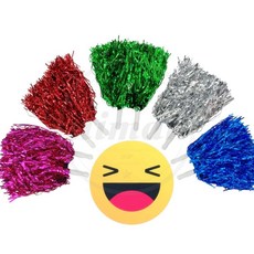 님아 반짝이 폼폼 운동회물품, 블루