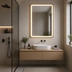 HR24761 LED 智能觸控浴室鏡 浴室鏡 鏡子 附帶調光除霧功能