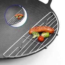 쌍문상회 그릴망 바겐슈타이거 구이팬망 바베큐망 그리들 스텐 그리들망 28cm 망_소 40872EA, 본상품