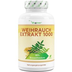 비트포에버 유향 추출물 보스웰리아 180캡슐 (독일) Vit4ever Weihrauch Extrakt 1000, 1개