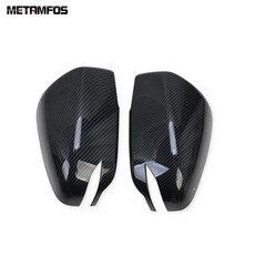 스바루 아웃백 카본 파이버 사이드 미러 커버 트림 보호 캡 자동차 스타일링, 1개, 2. Carbon Fiber Plastic