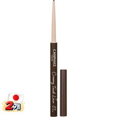 Canmake 캔메이크 크리미 터치 젤 라이너 03 다크 브라운 2개 0.10g