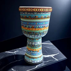 2025년형 9인치 아프리카 드럼 성인 어린이 초보자 전문 타악기 양가죽 페이스, 05 Style A