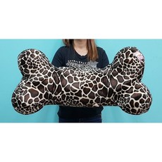 豹紋抱枕 約49-59cm 狗骨頭娃娃 豹紋靠枕 豹紋抱枕 狗骨頭頭枕 狗骨頭腰枕 情人節禮物 聖誕禮物 生日禮物, 小骨頭-49cm超取限2個