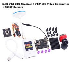 8G VTX FPV 1000 송신기 비디오 1000MW 장거리 800 25 2500MW RC 비행기 드론용 입력 전력 48CH 전압 1600, VTX1600 Camera