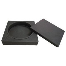 天成 羅紋硯池 (硯台) (3寸)書法專用硯台，天然石材，羅紋設計，墨色均勻細緻, 1個