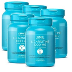 지엔씨 토탈 린 L-카르니틴 1000mg GNC L-Carnitine, 5개