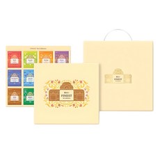 Damtuh 丹特 花草茶禮盒, 瑪黛茶+茉莉花茶+洋甘菊茶+南非國寶茶+鍋巴玉竹茶+桔梗茶+木槿茶+菊花茶+牛蒡茶+薄荷茶+玉米鬚茶+普洱茶+紙袋, 1組