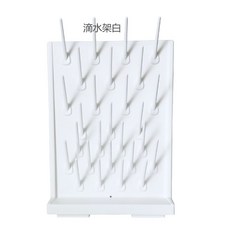 진열대 꽂이 컵 실험실 드라이 랙 배수, B. 화이트 27 스틱, 1개, 1개