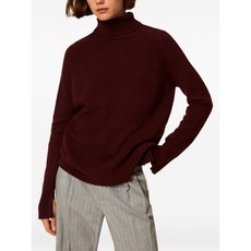 트윈셋 터틀 넥 골지 스웨터