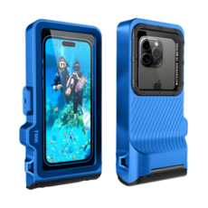 HTYVC 스마트폰 방수 케이스 IP68 잠수 방수 케이스 수중 촬영 터치 스노쿨링 다이빙15m방수 신상품 방수 케이스, 1개