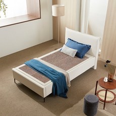 심플리체 패브릭 슈퍼싱글 홍맥반석 돌침대, 오트밀