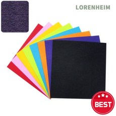 로렌하임 칼라 부직포 90cm 공예 재단용 보라 패브릭 대원 1개입 아트소품