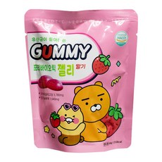 카카오프렌즈 프리바이오틱 구미 젤리 딸기맛, 2개